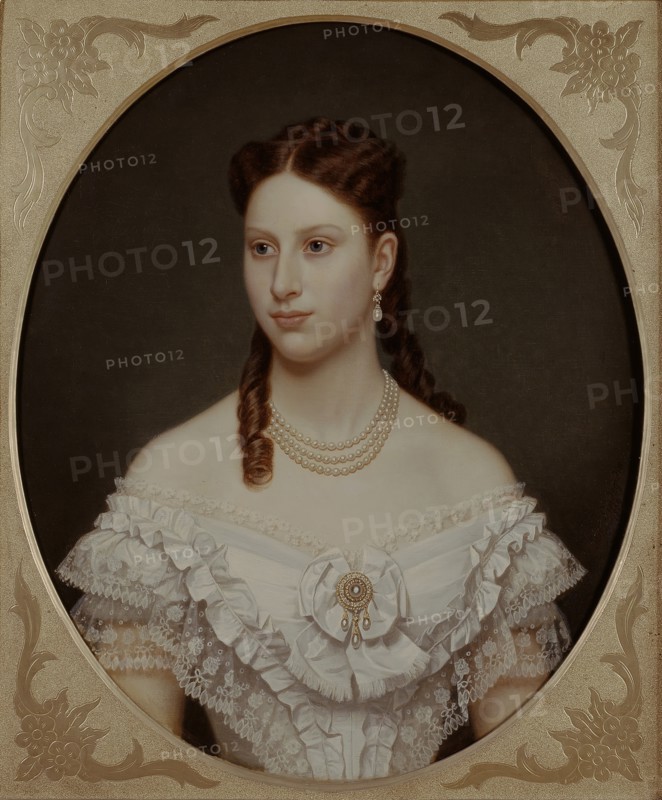 Lovisa (1851-1926), princess of Sweden and Norway, queen of Denmark,  married to..., before 1873. Creator: Amalia Lindegren.