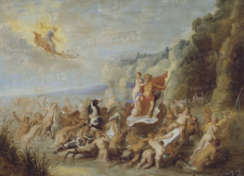 Neptune and Amphitrite, 17th century. Creator: Abraham Jansz van Diepenbeeck.