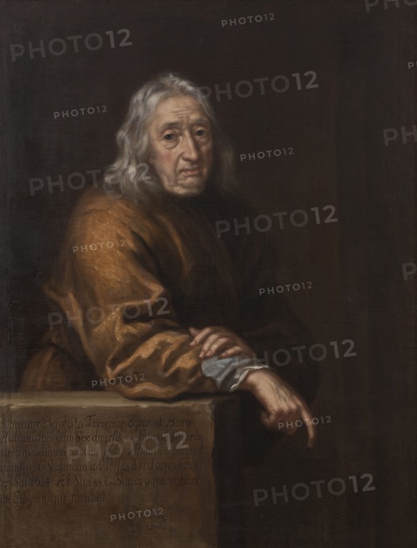 Jean Baptiste d'Aubonne Tavernier, 1605-1689, baron, explorer, 1688. Creator: David Klocker Ehrenstrahl.