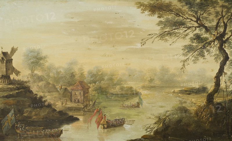The mill at Ekolsund Castle. Creator: Johan Filip Korn.