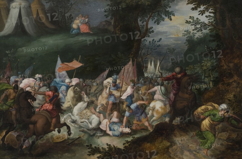 Joshua Defeating Amalek. Creator: Pauwels Casteels.