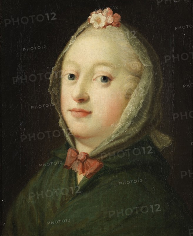 Louise, Queen of Denmark, mid 1740s. Creator: Carl Gustaf Pilo.