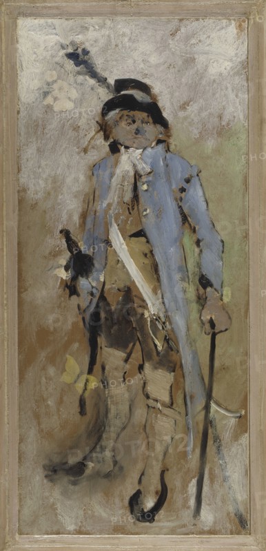 My Late Husband, 1884. Creator: Carl Larsson.