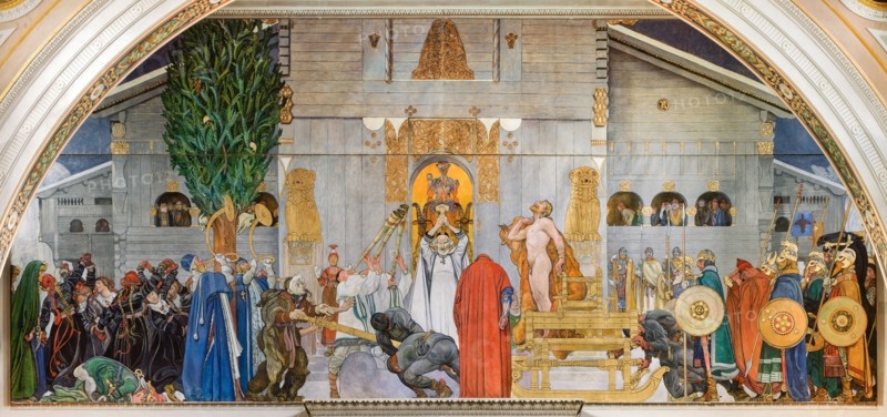 Midwinter Sacrifice. Creator: Carl Larsson.