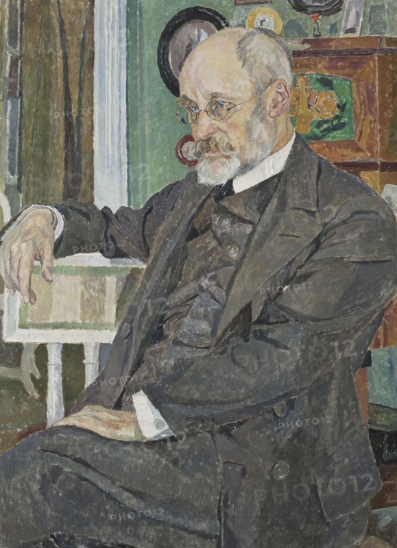 Nils Kreuger, 1858-1930, artist, 1924. Creator: Carl Wilhelmson.