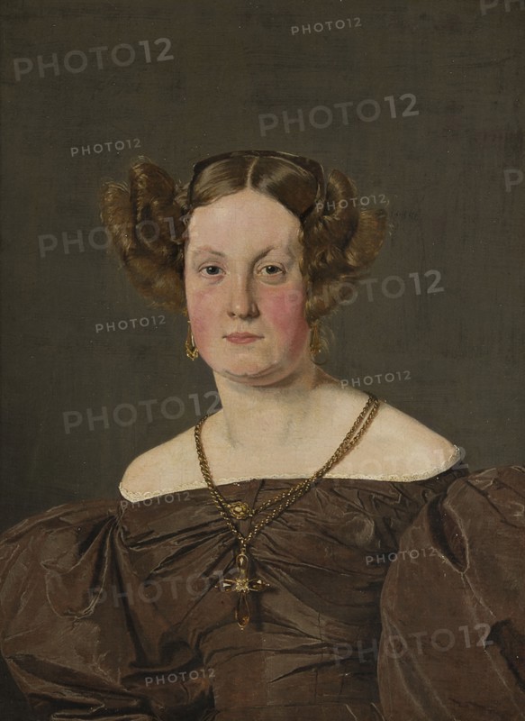 Mrs Th Petersen, née Roepstorff, 1833. Creator: Christen Kobke.