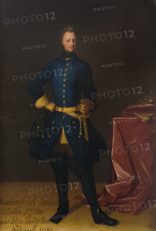 Charles XII, 1682-1718, King of Sweden, Palatine Count of Zweibrücken. Creator: David von Krafft.