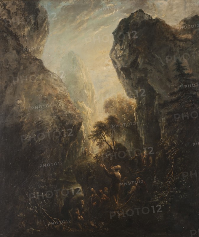 John the Baptist Preaching, probably 1768. Creator: Elias Martin.