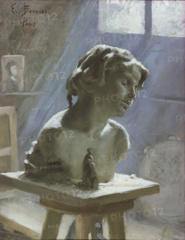 Interior of a Studio in Paris, 1886. Creator: Eva Fredrika Bonnier.