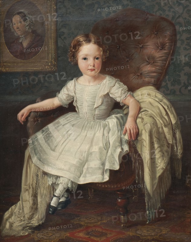 Hilda Amalia Brusewitz (b. 1853), 1850s. Creator: Gustaf Henrik Brusewitz.