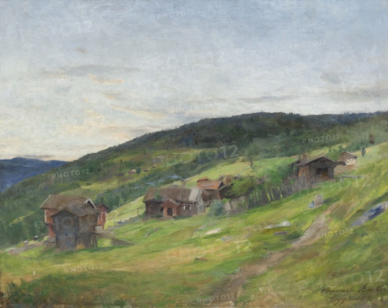 Landscape, Eggedal, 1888. Creator: Harriet Backer.