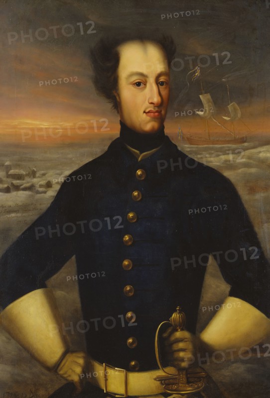 Karl XII, 1682-1718, King of Sweden, 1715. Creator: Henrik August Ankarcrona.