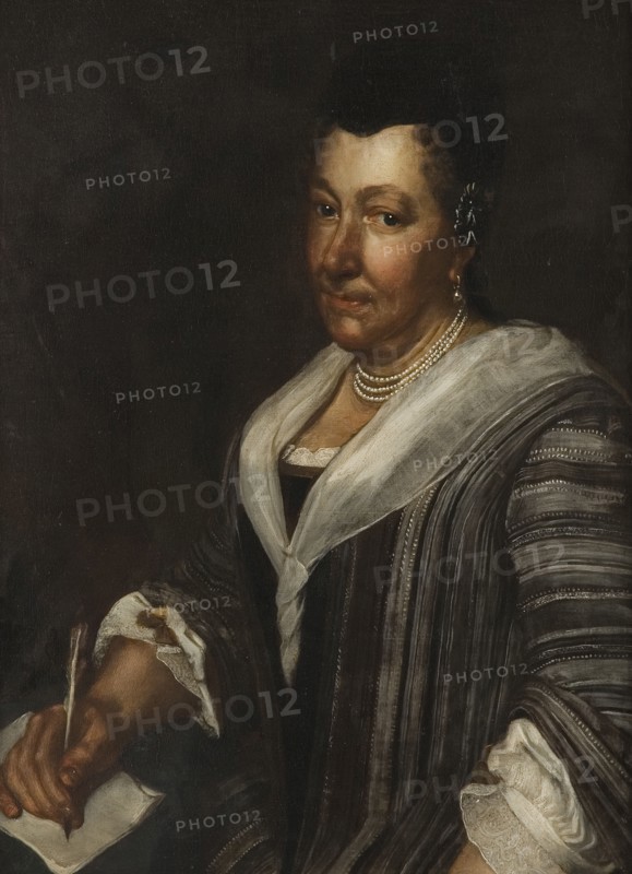 Unknown elderly lady. Creator: Henrik Münnichhofen.