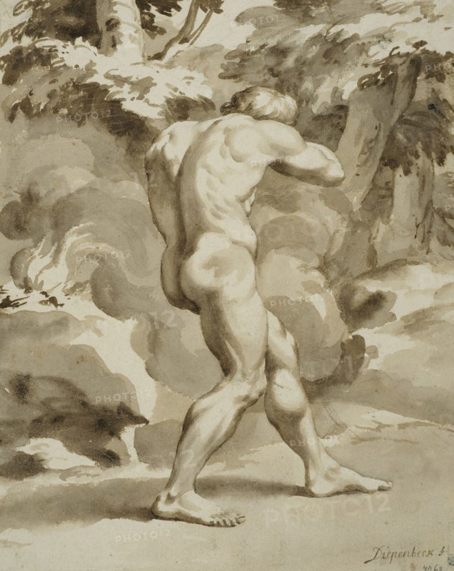 Naked man. Creator: Jan de Bisschop.