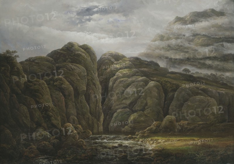 Norwegian Mountain Landscape, 1819. Creator: Johan Christian Dahl.