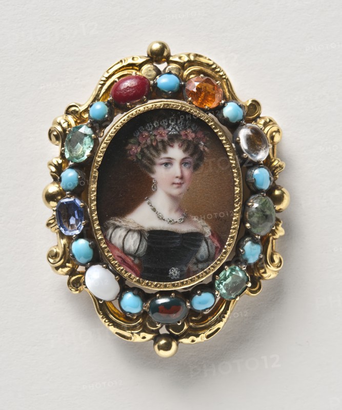 Josefina, 1807-1876, Princess of Leuchtenberg, Queen of Sweden and Norway, mid-19th century. Creator: Johan Way.