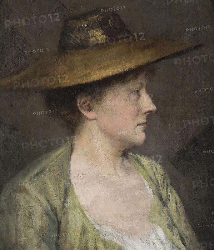 Female portrait, 1881. Creator: Julia Beck.