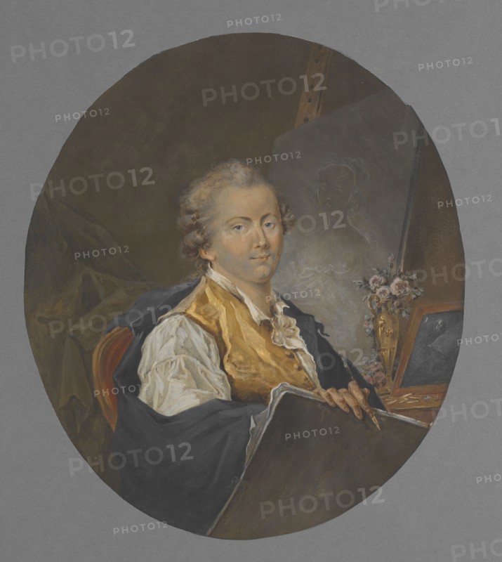 The miniature painter Peter Adolf Hall, late 18th-early 19th century. Creator: Martin Drölling.