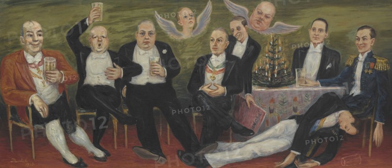 Little Christmas Eve Club, 1933. Creator: Nils Dardel.