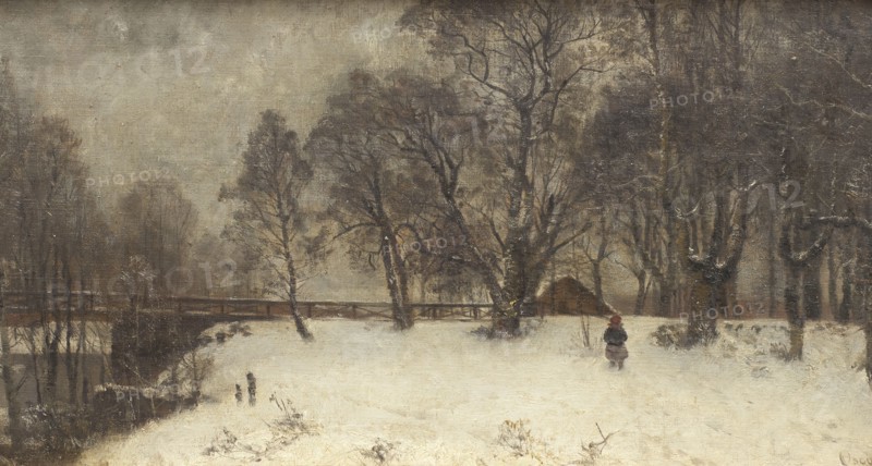 Landscape at Skedevi, 1880. Creator: Oscar Torna.