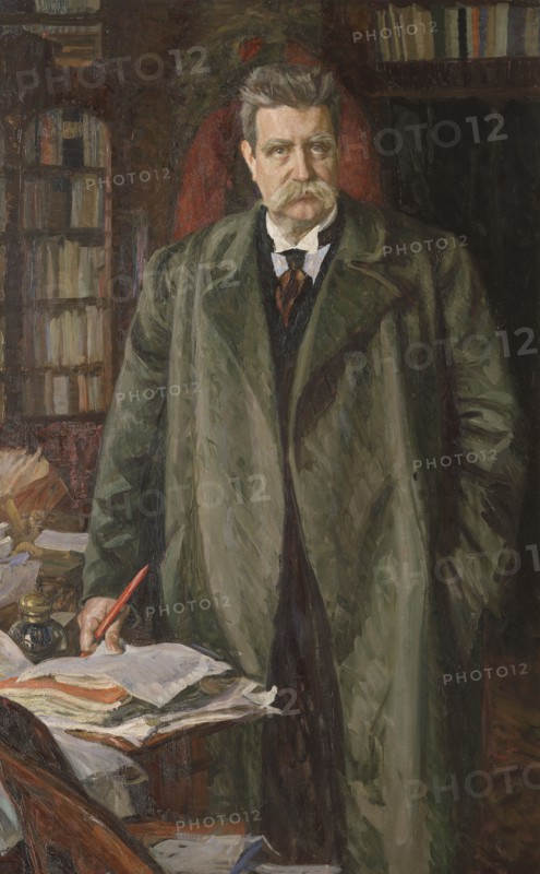 Hjalmar Branting, 1860-1925. Creator: Sven Richard Bergh.