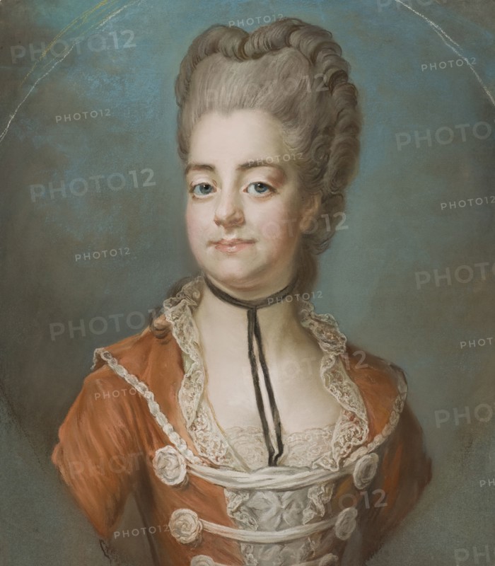 Kristina Augusta von Fersen, 1754-1846, married to Fredrik Adolf Löwenhielm, mid-18th century. Creator: School of Gustaf Lundberg.