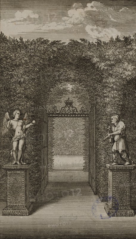 L'Entrée du Labyrinthe, 1679. Creator: Sebastien Le Clerc.
