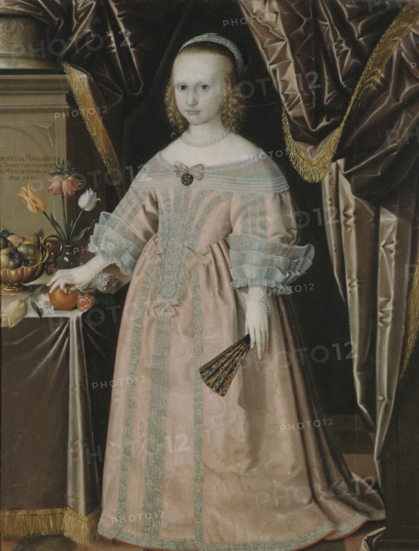 Kristina, 1645-1705, Princess of Baden-Durlach, Duchess of Saxe-Gotha, 1651. Creator: Anon.