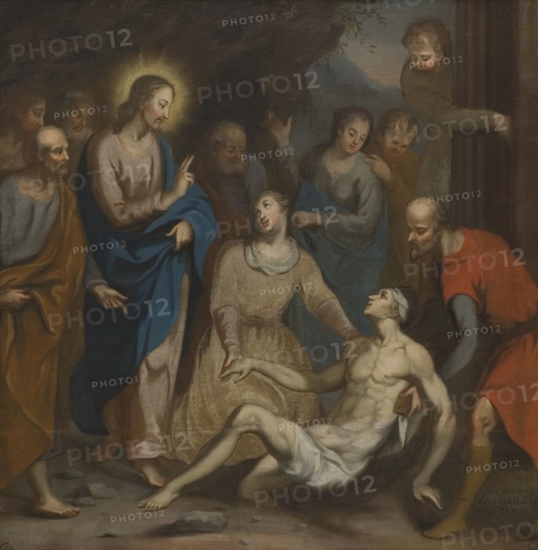 Resurrection of Lazarus, unknown date. Creator: Anon.