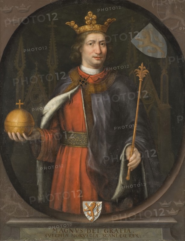 Magnus Eriksson King of Sweden and Norway, 1316-1374, c14th century. Creator: Anon.