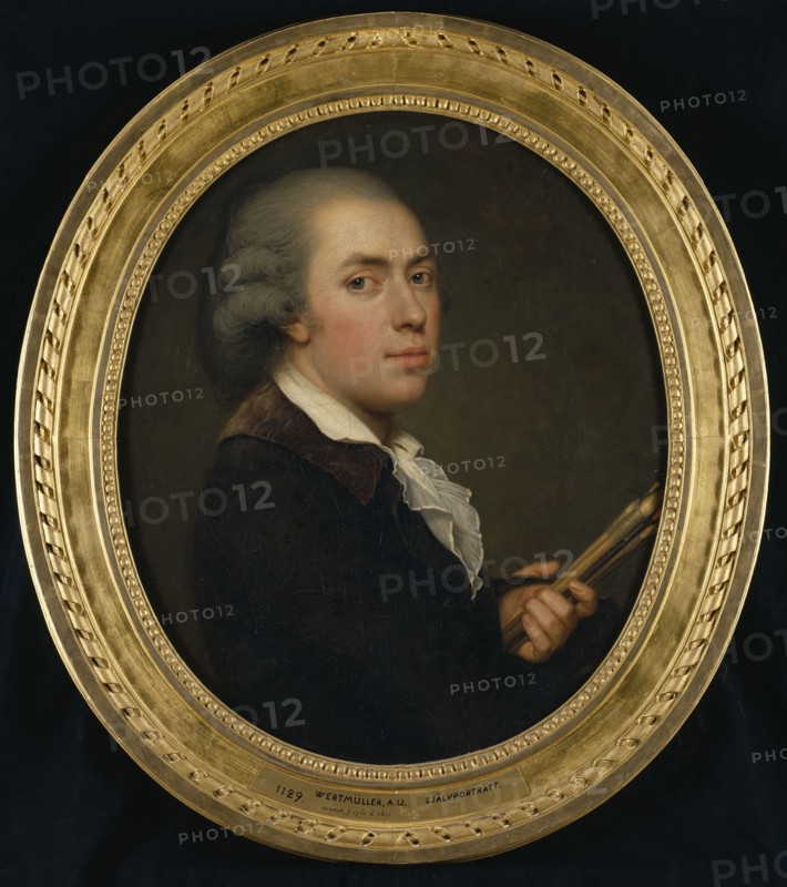 Selfportrait, late 1790s. Creator: Adolf Ulric Wertmüller.