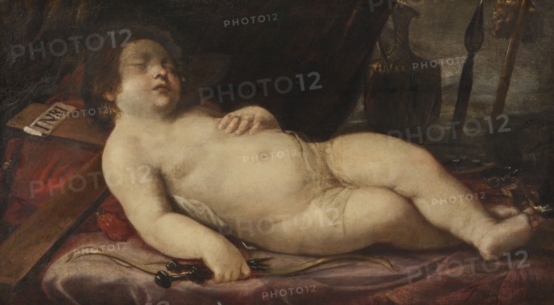 The Christ Child Sleeping on the Cross. Creator: Unknown.