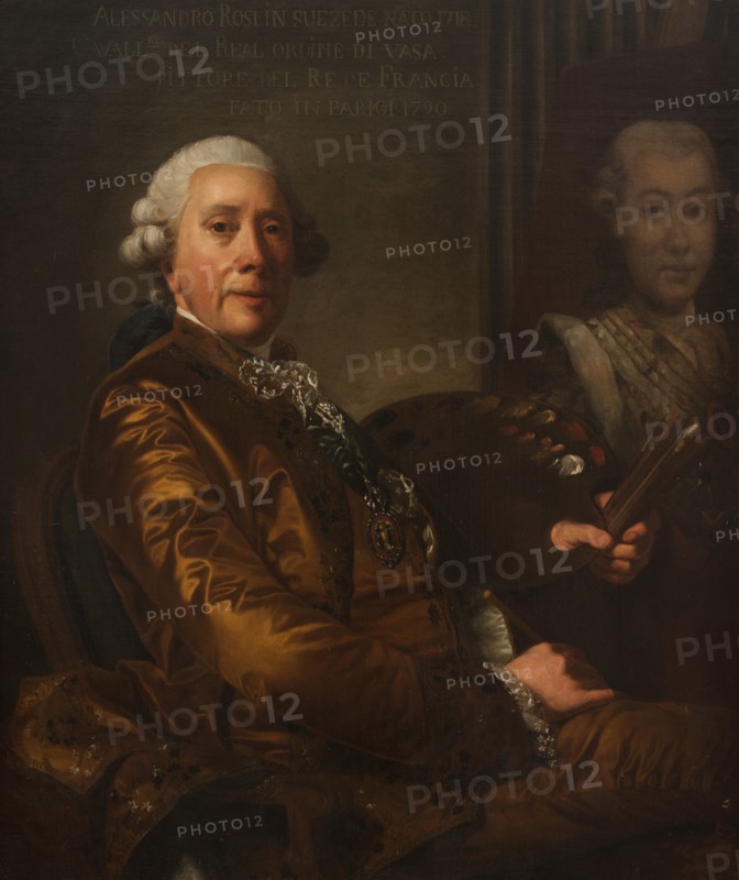 Self portrait, c1780s. Creator: Alexander Roslin.
