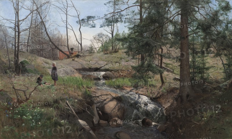 Spring in the Country, 1888. Creator: Sven Alfred Thorne.