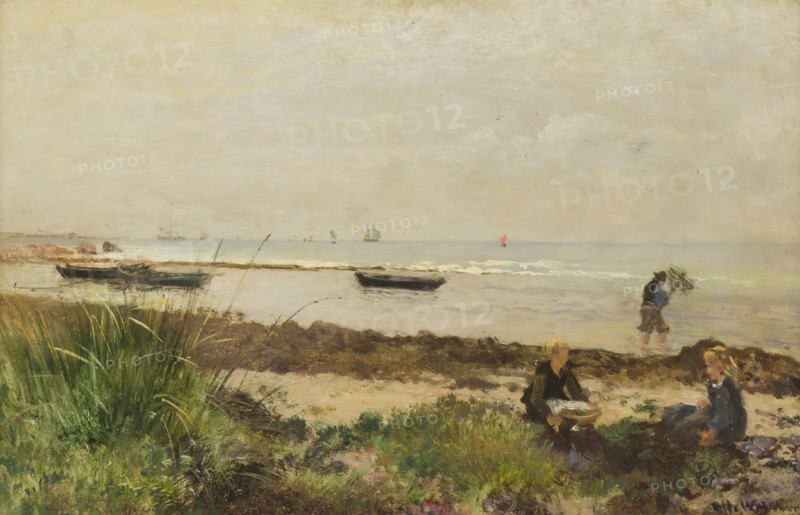 On the Beach. Creator: Alfred Wahlberg.