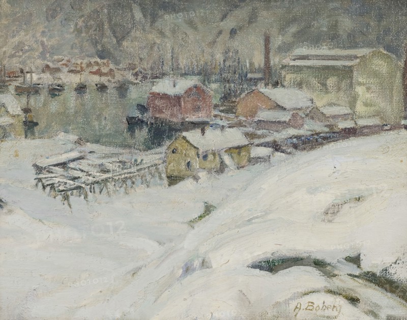 Overcast Weather. Study from North Norway. Creator: Anna Katarina Boberg.