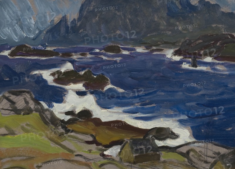 Study during a Storm. From Lofoten, 1930. Creator: Anna Katarina Boberg.