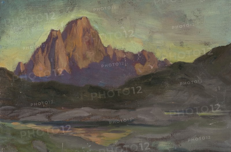 Vaagakallen. Study from Lofoten, 1901. Creator: Anna Katarina Boberg.