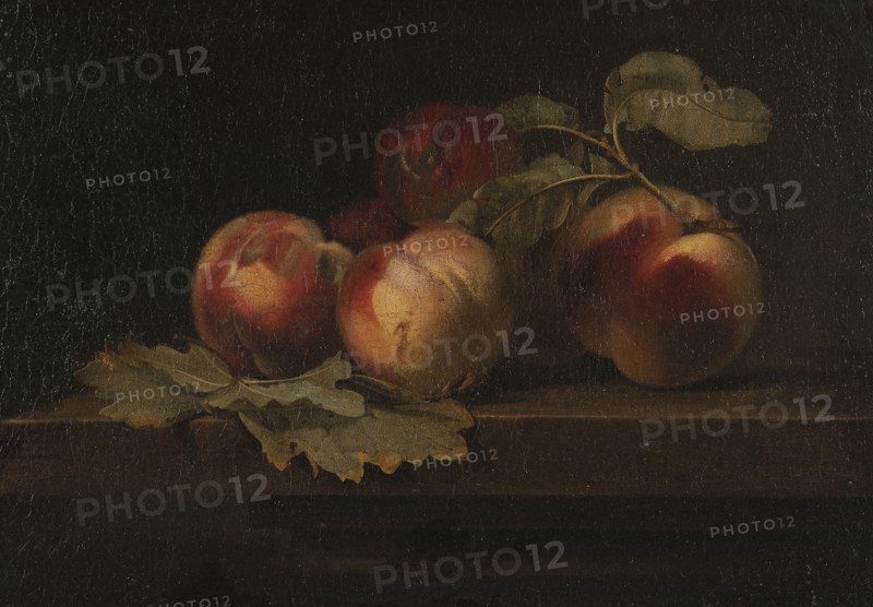 Still Life with Peaches, late 18th-early 19th century. Creator: ttributed to Gerard van Spaendonck  (1746-1822)  .