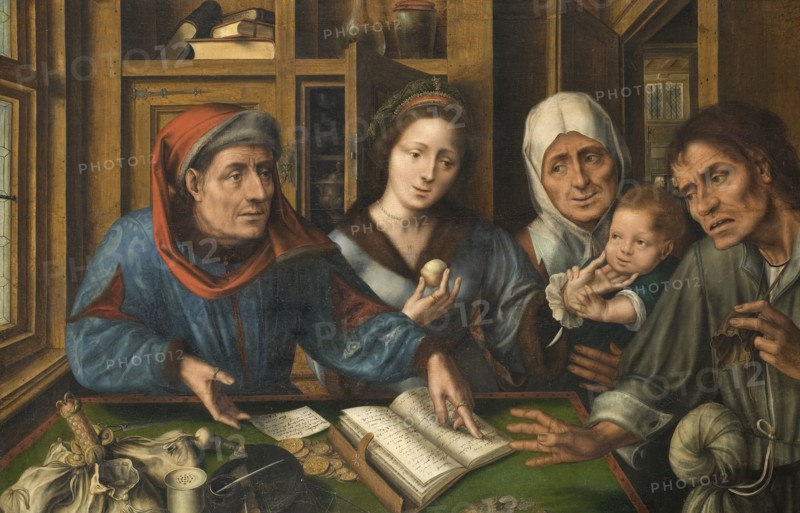 The Rent Receiver's Office, 1514. Creator: Jan Massys.