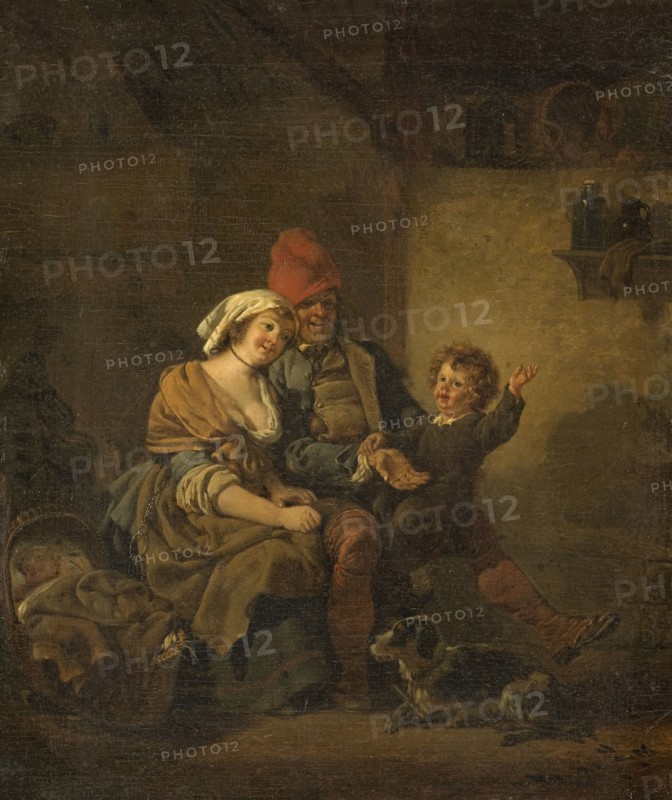 The Happy Family, late 18th-early 19th century. Creator: Jean-Louis Demarne.