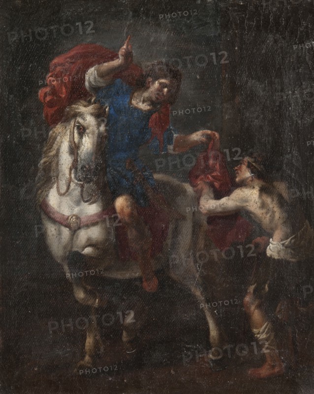 St Martin and the Beggar, 17th century. Creator: Michelangelo Cerquozzi.
