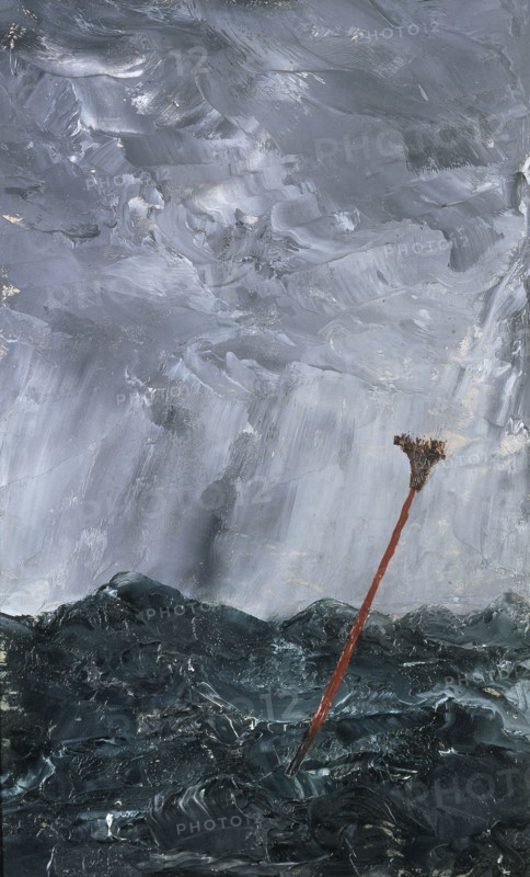 Stormy Sea. Broom Buoy, 1892. Creator: August Strindberg.