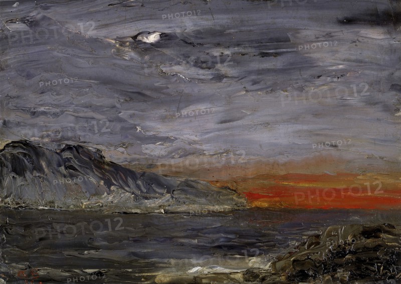 Sunset, 1892. Creator: August Strindberg.
