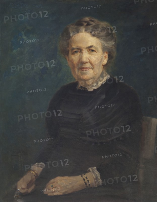 Sofia Lovisa Gumælius, 1840-1915, managing director, businesswoman, 1910. Creator: Axel Jungstedt.
