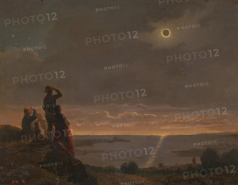 Solar Eclipse, 1851. Creator: Bengt Nordenberg.