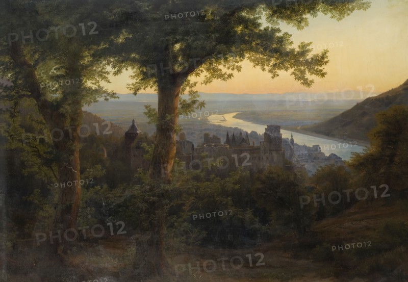 The Castle of Heidelberg, 1838. Creator: Carl Dahl.