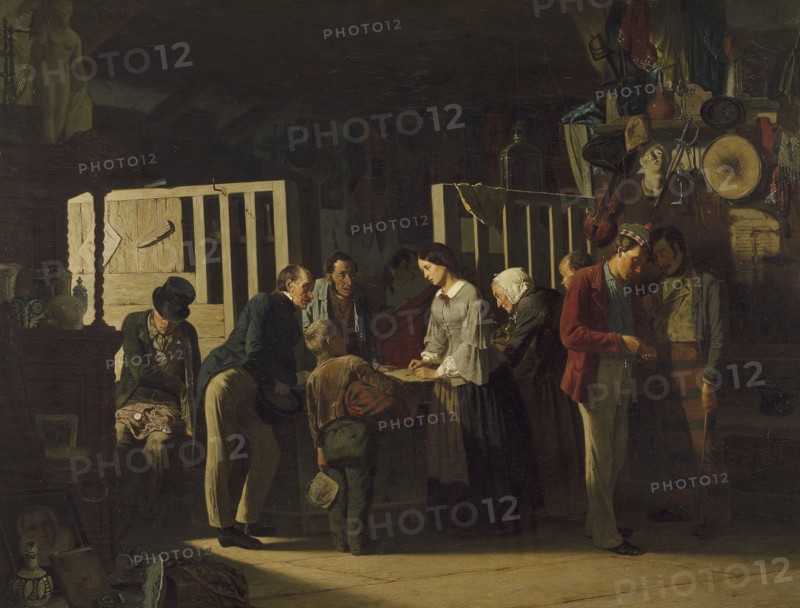 The Pawn Shop II, 1859. Creator: Carl Henrik Unker.