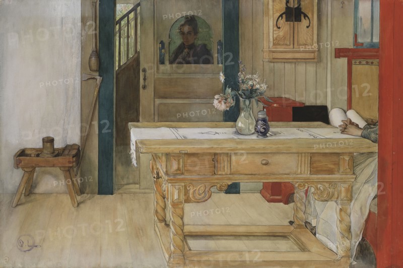 Sunday Rest. Creator: Carl Larsson.