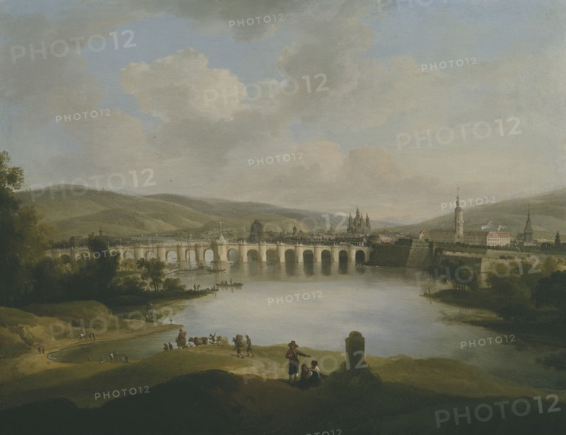 View of a Town, mid-18th century. Creator: Christian Wilhelm Ernst Dietrich.
